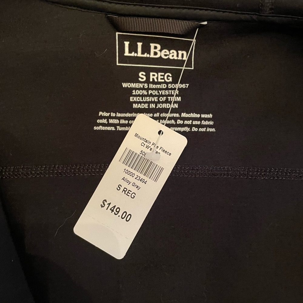 LL Bean fleece coat Women’s